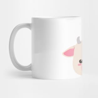 Baby Cow | Super Cute and Kawaii Pink Fluffy Calf Mug